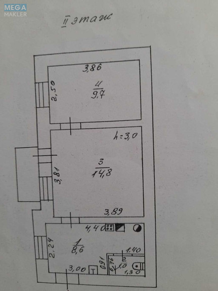 Продаж 2 кімнатної квартири (36/?/5), 2 пов. 2 пов. будинку, <a class="location-link" href="/odessa/" title="Недвижимость Одеса">Одеса</a>, <a class="location-link" href="/odessa/malinovskij/" title="Недвижимость Малиновський район">Малиновський р-н</a>, Ватутина, 11 (изображение 1)