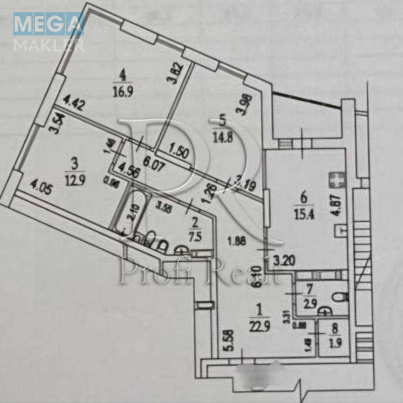 Продаж 3 кімнатної квартири (99/44/15), 23 пов. 26 пов. будинку, <a class="location-link" href="/kiev/" title="Недвижимость Київ">Київ</a>, <a class="location-link" href="/kiev/dneprovskij/" title="Недвижимость Дніпровський район">Дніпровський р-н</a>, Микільсько-Слобідська вулиця, 15 (изображение 1)