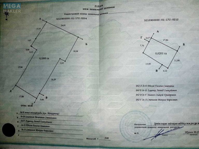 Продажа участка, 12&nbsp;соток, участок под жилую застройку, <a class="location-link" href="/irpen/" title="Недвижимость Ірпінь">Ірпінь</a>, Макаренка, 18 (изображение 1)