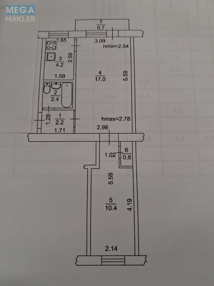 Продаж 2 кімнатної квартири (40/?/6), 5 пов. 5 пов. будинку, <a class="location-link" href="/kiev/" title="Недвижимость Київ">Київ</a>, <a class="location-link" href="/kiev/goloseevskij/" title="Недвижимость Голосіївський район">Голосіївський р-н</a>, Бурмистенка вул., 13 (изображение 1)