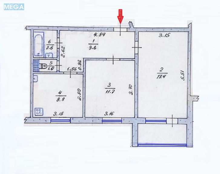 Продаж 2 кімнатної квартири (54/29/9), 2 пов. 10 пов. будинку, <a class="location-link" href="/vishnevoe/" title="Недвижимость Вишневе">Вишневе</a>, Черновола, 42б (изображение 14)