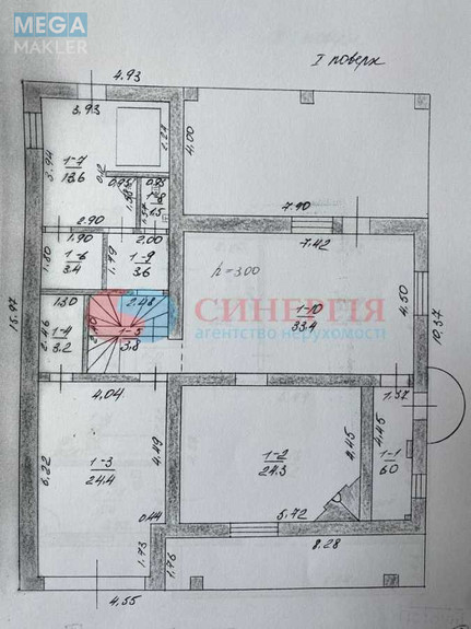Продаж дома, 3 поверху, 317 кв.м, 6 кімнат, ділянка 13 соток, <a class="location-link" href="/novye-petrovcy/" title="Недвижимость Нові Петрівці">Нові Петрівці</a>, Соборна (изображение 22)