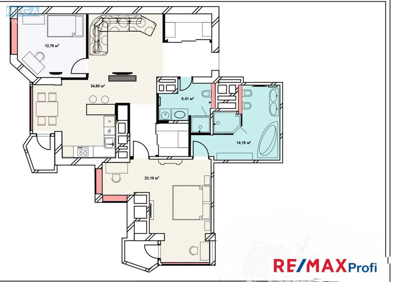 Продаж 3 кімнатної квартири (108/51/20), 25 пов. 25 пов. будинку, <a class="location-link" href="/kiev/" title="Недвижимость Київ">Київ</a>, <a class="location-link" href="/kiev/solomenskij/" title="Недвижимость Солом'янський район">Солом'янський р-н</a>, Кудряшова ул., 20Г (изображение 20)