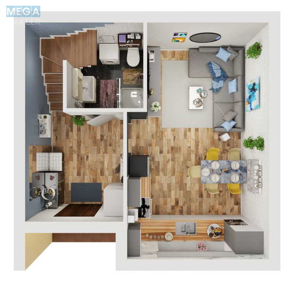 Продаж 2 кімнатної квартири (86/30/30), 1 пов. 2 пов. будинку, <a class="location-link" href="/borispol/" title="Недвижимость Бориспіль">Бориспіль</a>, Гоголя, 61 (изображение 6)