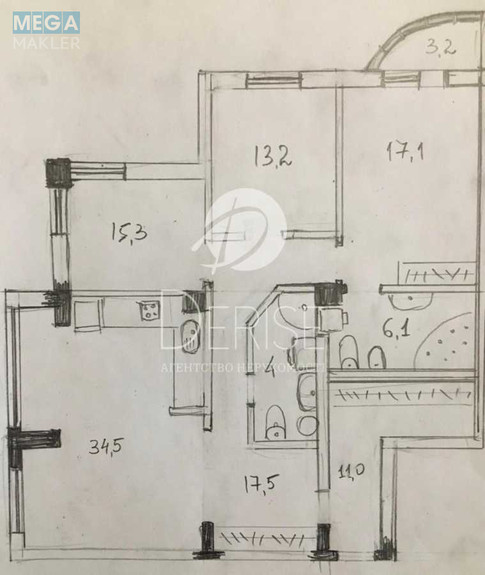 Продаж 4 кімнатної квартири (121/70/30), 12 пов. 22 пов. будинку, <a class="location-link" href="/kiev/" title="Недвижимость Київ">Київ</a>, <a class="location-link" href="/kiev/dneprovskij/" title="Недвижимость Дніпровський район">Дніпровський р-н</a>, Микільсько-Слобідська вул., 6 (изображение 25)