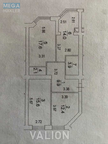 Продаж 3 кімнатної квартири (75/50/14), 7 пов. 9 пов. будинку, <a class="location-link" href="/sofievskaya-borshagovka/" title="Недвижимость Софіївська Борщагівка">Софіївська Борщагівка</a>, Радісна, 4 (изображение 15)