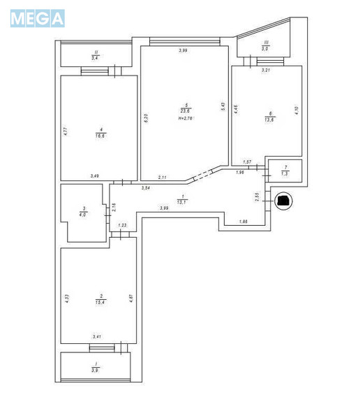 Продаж 3 кімнатної квартири (97/55/13), 17 пов. 17 пов. будинку, <a class="location-link" href="/kiev/" title="Недвижимость Київ">Київ</a>, <a class="location-link" href="/kiev/darnickij/" title="Недвижимость Дарницький район">Дарницький р-н</a>, Николая Бажана просп., 16 (изображение 14)