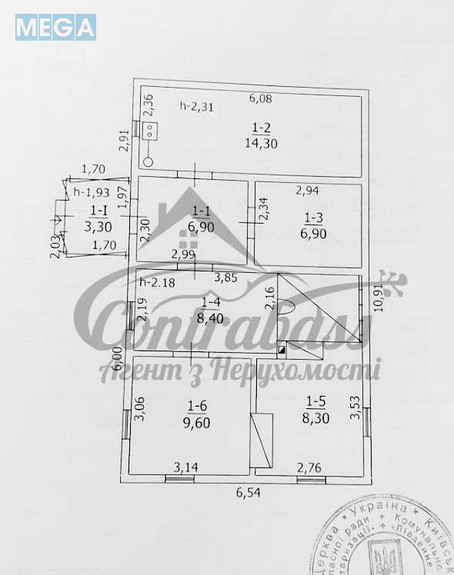 Продаж дома, 1&nbsp; поверх, 57&nbsp;кв.м, 2&nbsp;кімнати, ділянка 24&nbsp;сотки, <a class="location-link" href="/poj/" title="Недвижимость Пії">Пії</a>, Центральна, 11 (изображение 24)