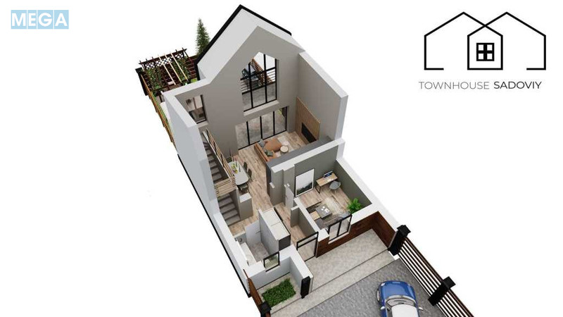 Продаж дома, 2 поверху, 127 кв.м, 3 кімнати, ділянка 2 сотки, <a class="location-link" href="/kirovskoe-pgt/" title="Недвижимость Кіровське">Кіровське</a>, Садова, 101 (изображение 9)