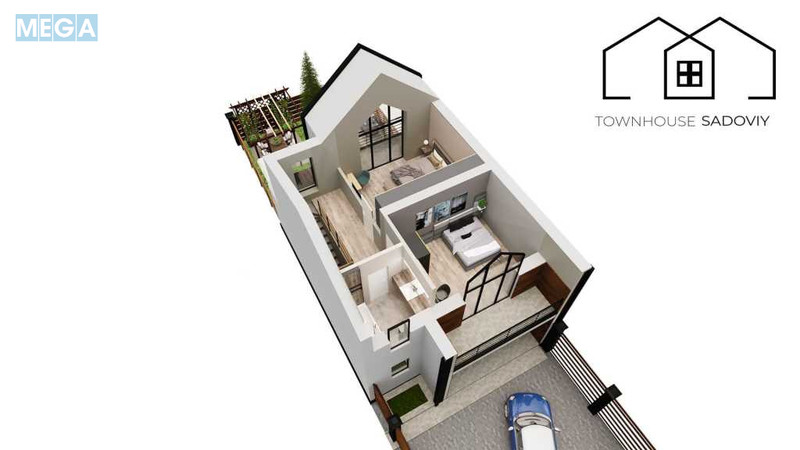 Продаж дома, 2 поверху, 127 кв.м, 3 кімнати, ділянка 2 сотки, <a class="location-link" href="/kirovskoe-pgt/" title="Недвижимость Кіровське">Кіровське</a>, Садова, 101 (изображение 10)