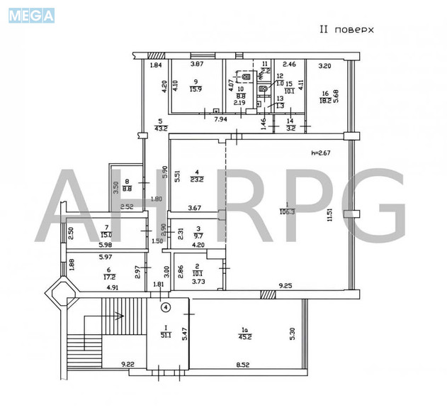 Продаж комерційної нерухомості, 350&nbsp;кв.м, под офис, <a class="location-link" href="/kiev/" title="Недвижимость Київ">Київ</a>, <a class="location-link" href="/kiev/svyatoshinskij/" title="Недвижимость Святошинський район">Святошинський р-н</a>, Феодоры Пушиной ул., 23/25 (изображение 11)