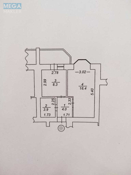 Продаж 1 кімнатної квартири (38/16/8), 2 пов. 11 пов. будинку, <a class="location-link" href="/petrovskoe-selo-kv-kievo-svyatoshinskij-rajon/" title="Недвижимость Петрівське">Петрівське</a>, Бульвар Тараса Шевченка, 5 (изображение 8)