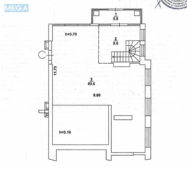 Продаж комерційної нерухомості, 167,40&nbsp;кв.м, под магазин, <a class="location-link" href="/kiev/" title="Недвижимость Київ">Київ</a>, <a class="location-link" href="/kiev/shevchenkovskij/" title="Недвижимость Шевченківський район">Шевченківський р-н</a>, Сечевых Стрельцов ул., 44А (изображение 8)