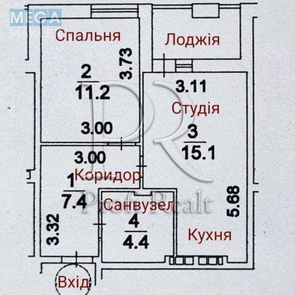 Продаж 1 кімнатної квартири (40/12/15), 5 пов. 7 пов. будинку, <a class="location-link" href="/kiev/" title="Недвижимость Київ">Київ</a>, <a class="location-link" href="/kiev/dneprovskij/" title="Недвижимость Дніпровський район">Дніпровський р-н</a>, Регенераторна вулиця, 4К4 (изображение 21)