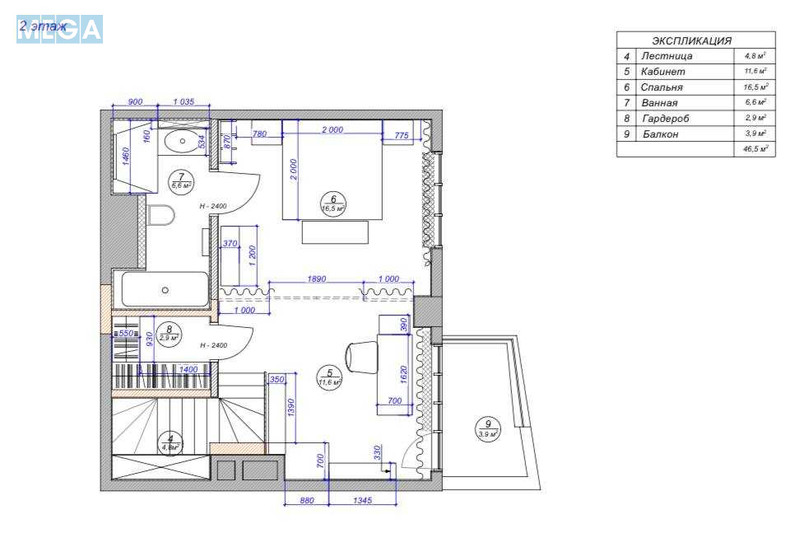 Продаж 2 кімнатної квартири (90/30/32), 10 пов. 11 пов. будинку, <a class="location-link" href="/kiev/" title="Недвижимость Київ">Київ</a>, <a class="location-link" href="/kiev/pecherskij/" title="Недвижимость Печерський район">Печерський р-н</a>, Саперное Поле ул., 5 (изображение 25)