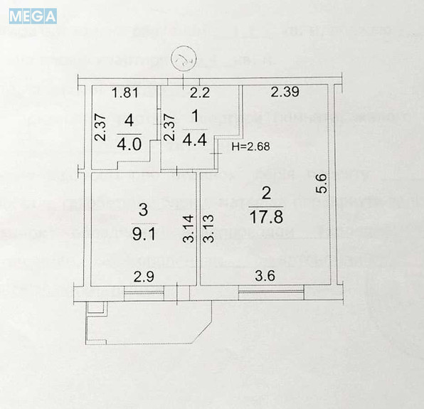 Продаж 1 кімнатної квартири (36,4/17/9), 7 пов. 7 пов. будинку, <a class="location-link" href="/gostomel/" title="Недвижимость Гостомель">Гостомель</a>, Бучанське шосе, 14г (изображение 17)