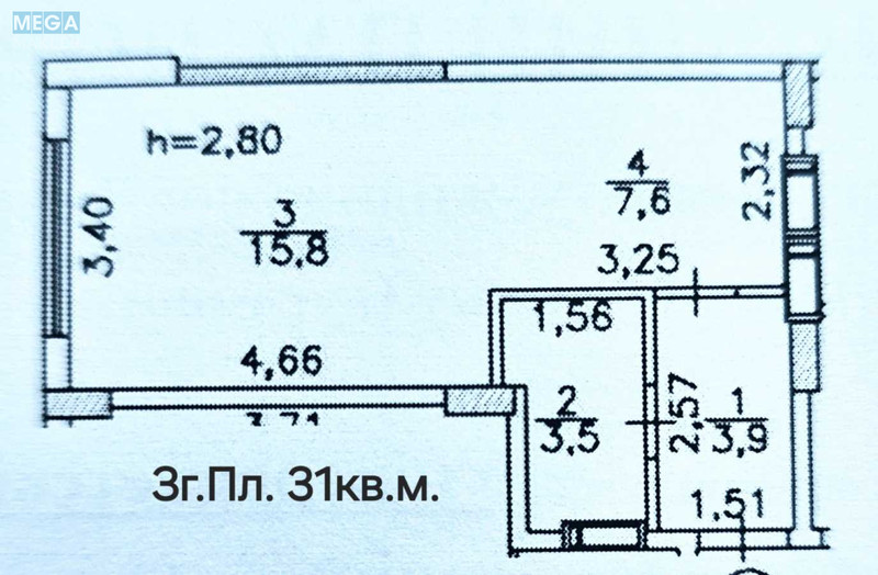 Продаж 1 кімнатної квартири (31/18/7), 9 пов. 19 пов. будинку, <a class="location-link" href="/irpen/" title="Недвижимость Ірпінь">Ірпінь</a>, Університетська, 1г (изображение 14)