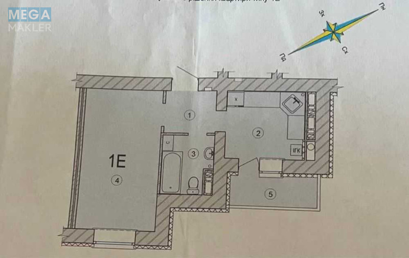 Продаж 1 кімнатної квартири (40/20/10), 10 пов. 11 пов. будинку, <a class="location-link" href="/vishnevoe/" title="Недвижимость Вишневе">Вишневе</a>, Святошинська, 56 (изображение 2)