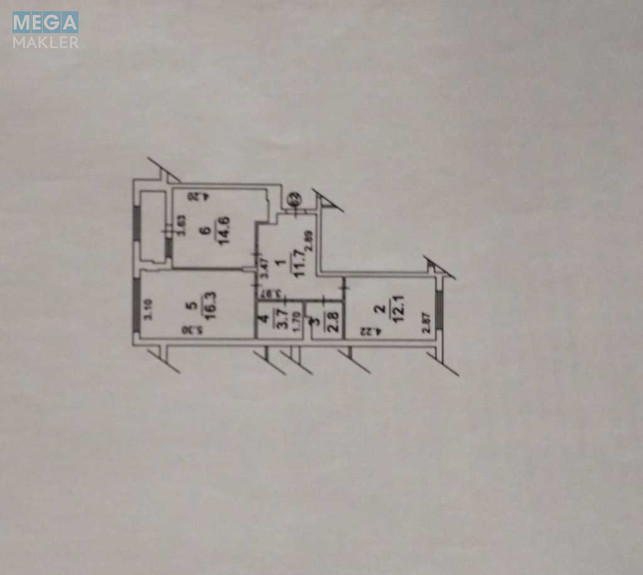 Продаж 2 кімнатної квартири (65/35/15), 7 пов. 10 пов. будинку, <a class="location-link" href="/kryukovshina/" title="Недвижимость Крюківщина">Крюківщина</a>, Одеська, 25Б (изображение 7)