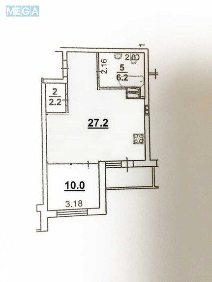 Продаж 1 кімнатної квартири (47/?/25), 2 пов. 21 пов. будинку, <a class="location-link" href="/kiev/" title="Недвижимость Київ">Київ</a>, <a class="location-link" href="/kiev/shevchenkovskij/" title="Недвижимость Шевченківський район">Шевченківський р-н</a>, Сікорського вул., 1 (изображение 6)