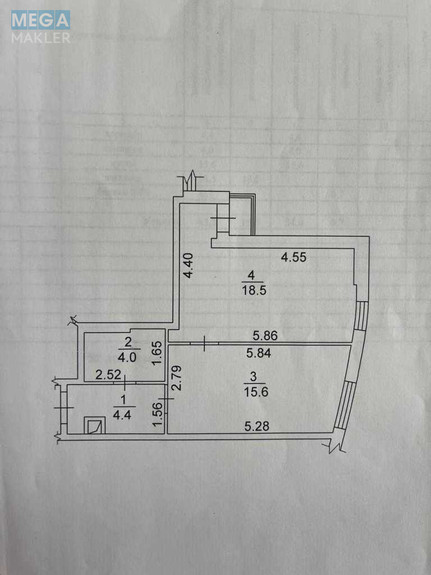 Продаж 1 кімнатної квартири (43/25/16), 13 пов. 26 пов. будинку, <a class="location-link" href="/kiev/" title="Недвижимость Київ">Київ</a>, <a class="location-link" href="/kiev/dneprovskij/" title="Недвижимость Дніпровський район">Дніпровський р-н</a>, Петра Запорожца ул., 26А (изображение 10)