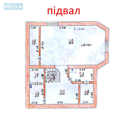 Продаж дома, 2&nbsp;поверху, 313&nbsp;кв.м, 6&nbsp;кімнат, ділянка 25&nbsp;соток, <a class="location-link" href="/zavalovka/" title="Недвижимость Завалівка">Завалівка</a>, Олгі Токаря (изображение 23)