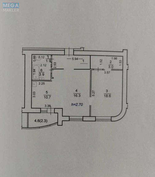 Продаж 2 кімнатної квартири (67/?/25), 10 пов. 12 пов. будинку, <a class="location-link" href="/chajki-selo-kv/" title="Недвижимость Чайки">Чайки</a>, Лобановського, 29 (изображение 12)