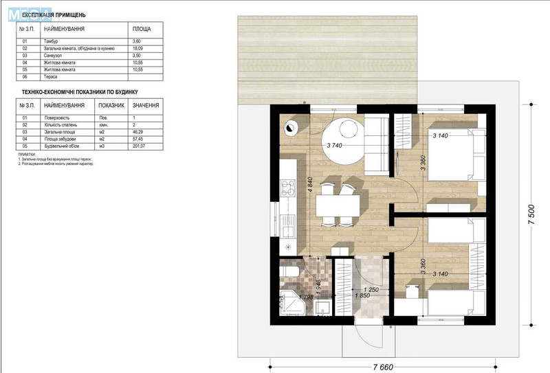 Продаж дома, 1&nbsp; поверх, 46&nbsp;кв.м, 2&nbsp;кімнати, ділянка 2&nbsp;сотки, <a class="location-link" href="/schastlivoe-selo-kv/" title="Недвижимость Щасливі">Щасливе</a>, Полтавська (изображение 16)