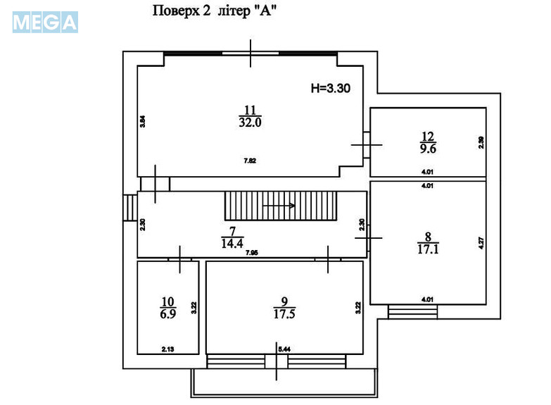 Продаж дома, 2 поверху, 220 кв.м, 4 кімнати, ділянка 10 соток, <a class="location-link" href="/gnedin/" title="Недвижимость Гнідін">Гнідин</a>, Трактородетальна (изображение 13)