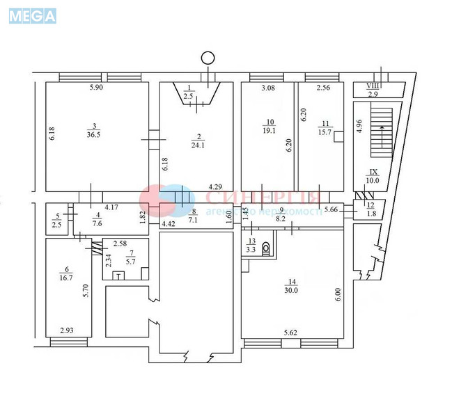 Продаж комерційної нерухомості, 360&nbsp;кв.м, под офис, <a class="location-link" href="/kiev/" title="Недвижимость Київ">Київ</a>, <a class="location-link" href="/kiev/pecherskij/" title="Недвижимость Печерський район">Печерський р-н</a>, Костя Гордієнка пров., 2а (изображение 16)