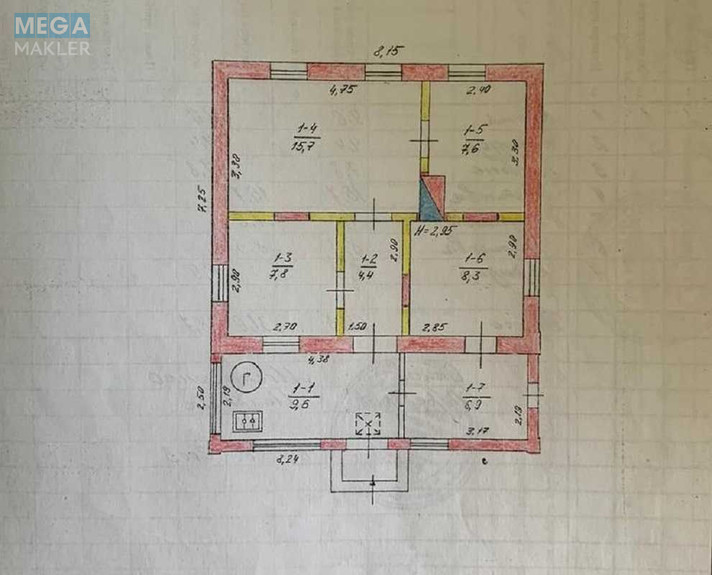 Продаж дома, 1 поверх, 60 кв.м, 3 кімнати, ділянка 8 соток, <a class="location-link" href="/kiev/" title="Недвижимость Київ">Київ</a>, <a class="location-link" href="/kiev/goloseevskij/" title="Недвижимость Голосіївський район">Голосіївський р-н</a>, Пролетарська вул., 13 (изображение 16)
