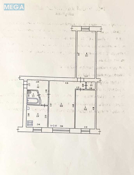 Продаж 3 кімнатної квартири (55/40/7), 1 пов. 4 пов. будинку, <a class="location-link" href="/poltava/" title="Недвижимость Полтава">Полтава</a>, <a class="location-link" href="/poltava/leninskij/" title="Недвижимость Ленінський район">Ленінський р-н</a>, Анатолія Кукоби, 33а (изображение 8)