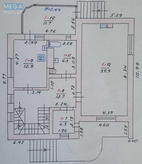 Продаж дома, 2 поверху, 240 кв.м, 4 кімнати, ділянка 17 соток, <a class="location-link" href="/lutsk/" title="Недвижимость Луцьк">Луцьк</a>, 6 Мелянівський, 10 (изображение 22)