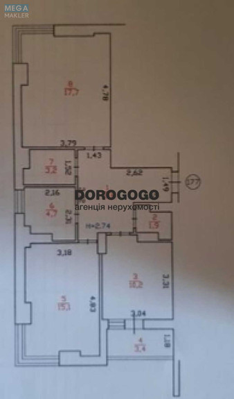 Продаж 2 кімнатної квартири (67/32,8/10,2), 4 пов. 19 пов. будинку, <a class="location-link" href="/vishnevoe/" title="Недвижимость Вишневе">Вишневе</a>, Вітянська, 2В (изображение 10)