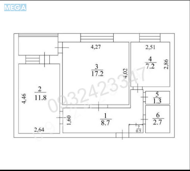 Продаж 2 кімнатної квартири (53/29/7), 1 пов. 9 пов. будинку, <a class="location-link" href="/kiev/" title="Недвижимость Київ">Київ</a>, <a class="location-link" href="/kiev/darnickij/" title="Недвижимость Дарницький район">Дарницький р-н</a>, Харьковское шоссе, 21/6 (изображение 2)