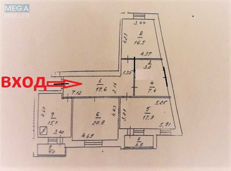 Оренда 3 кімнатної квартири, <a class="location-link" href="/kiev/" title="Недвижимость Київ">Київ</a>, <a class="location-link" href="/kiev/obolonskij/" title="Недвижимость Оболонський район">Оболонський р-н</a>, Автозаводская ул., 99/4 (изображение 25)