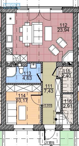 Продаж дома, 2 поверху, 107 кв.м, 4 кімнати, ділянка 2 сотки, <a class="location-link" href="/bucha/" title="Недвижимость Буча">Буча</a>, Коновальця, 49 (изображение 8)