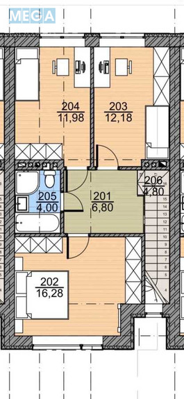 Продаж дома, 2 поверху, 107 кв.м, 4 кімнати, ділянка 2 сотки, <a class="location-link" href="/bucha/" title="Недвижимость Буча">Буча</a>, Коновальця, 49 (изображение 9)