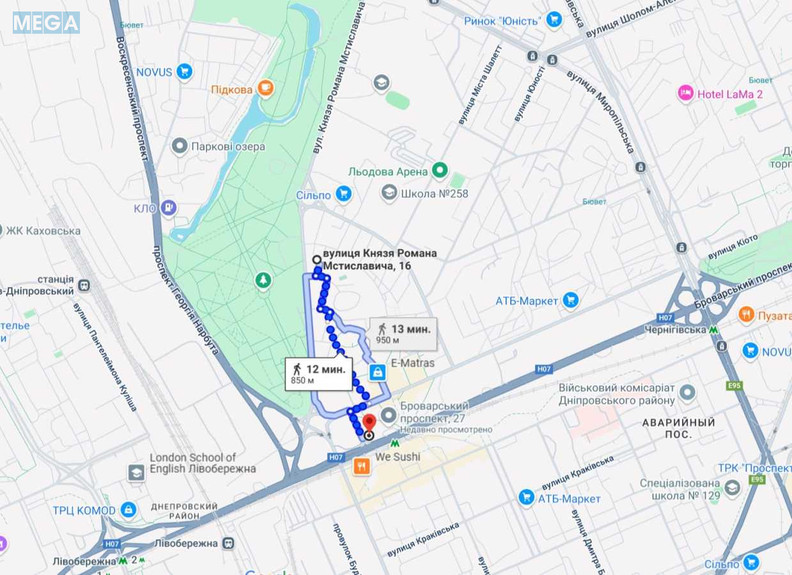 Продаж 1 кімнатної квартири (34/16/8,2), 8 пов. 16 пов. будинку, <a class="location-link" href="/kiev/" title="Недвижимость Київ">Київ</a>, <a class="location-link" href="/kiev/dneprovskij/" title="Недвижимость Дніпровський район">Дніпровський р-н</a>, Генерала Жмаченко ул., 16 (изображение 10)