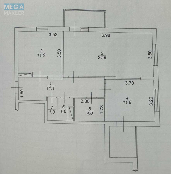Продаж 2 кімнатної квартири (74/40/12), 20 пов. 25 пов. будинку, <a class="location-link" href="/brovary/" title="Недвижимость Бровари">Бровари</a>, Москаленка, 55 (изображение 13)