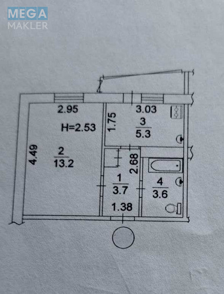 Продаж 1 кімнатної квартири (28/13/5), 9 пов. 9 пов. будинку, <a class="location-link" href="/kiev/" title="Недвижимость Київ">Київ</a>, <a class="location-link" href="/kiev/shevchenkovskij/" title="Недвижимость Шевченківський район">Шевченківський р-н</a>, Лукьяновская ул., 11 (изображение 11)