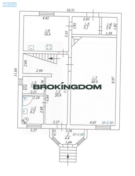 Продаж дома, 2&nbsp;поверху, 200&nbsp;кв.м, 4&nbsp;кімнати, ділянка 6&nbsp;соток, <a class="location-link" href="/belogorodka-selo-kv/" title="Недвижимость Білогородка">Білогородка</a>, Ивана Франко вул., 18 (изображение 14)
