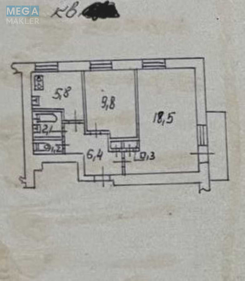 Продаж 2 кімнатної квартири (45/28/6), 7 пов. 9 пов. будинку, <a class="location-link" href="/kiev/" title="Недвижимость Київ">Київ</a>, <a class="location-link" href="/kiev/pecherskij/" title="Недвижимость Печерський район">Печерський р-н</a>, Ивана Федорова ул., 9 (изображение 2)