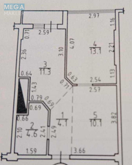 Продаж 1 кімнатної квартири (44/13/11), 8 пов. 20 пов. будинку, <a class="location-link" href="/odessa/" title="Недвижимость Одеса">Одеса</a>, <a class="location-link" href="/odessa/kievskij/" title="Недвижимость Київський район">Київський р-н</a>, Жемчужная, 3 (изображение 13)