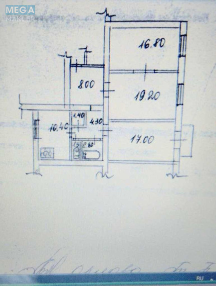 Продаж 3 кімнатної квартири (82/53/10), 2 пов. 5 пов. будинку, <a class="location-link" href="/kiev/" title="Недвижимость Київ">Київ</a>, <a class="location-link" href="/kiev/solomenskij/" title="Недвижимость Солом'янський район">Солом'янський р-н</a>, Іскрівська вул., 1 (изображение 20)
