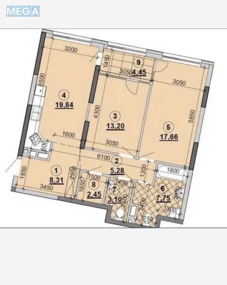 Продаж 2 кімнатної квартири (82/?/?), 3 пов. 25 пов. будинку, <a class="location-link" href="/kiev/" title="Недвижимость Київ">Київ</a>, <a class="location-link" href="/kiev/darnickij/" title="Недвижимость Дарницький район">Дарницький р-н</a>, Днепровская наб. (изображение 5)