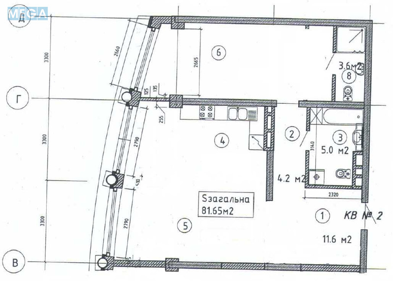 Оренда 2 кімнатної квартири, <a class="location-link" href="/kiev/" title="Недвижимость Київ">Київ</a>, <a class="location-link" href="/kiev/svyatoshinskij/" title="Недвижимость Святошинский район">Святошинский р-н</a>, Парково-Сирецька вул., 4В (изображение 2)