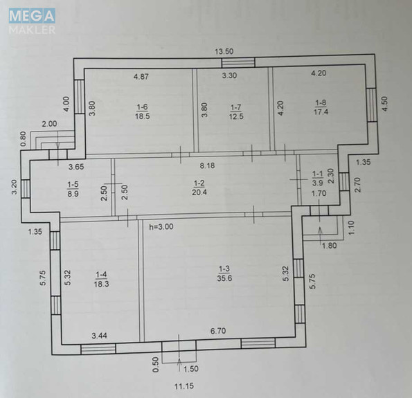 Продаж дома, 1&nbsp; поверх, 135&nbsp;кв.м, 4&nbsp;кімнати, ділянка 6&nbsp;соток, <a class="location-link" href="/novoaleksandrovka-selo-dp/" title="Недвижимость Новоолександрівка">Новоолександрівка</a>, Центральная (изображение 2)