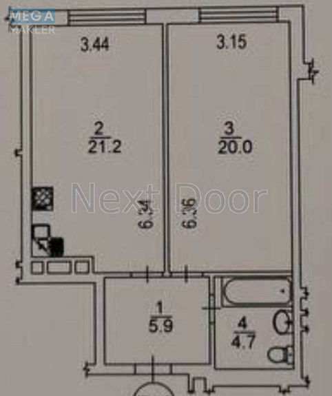 Оренда 1 кімнатної квартири, <a class="location-link" href="/kiev/" title="Недвижимость Київ">Київ</a>, <a class="location-link" href="/kiev/podolskij/" title="Недвижимость Подільський район">Подільський р-н</a>, Європейського Союзу просп., 49 (изображение 15)