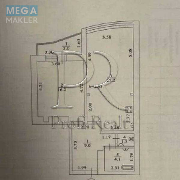 Продаж 1 кімнатної квартири (60/16/27), 24 пов. 32 пов. будинку, <a class="location-link" href="/kiev/" title="Недвижимость Київ">Київ</a>, <a class="location-link" href="/kiev/svyatoshinskij/" title="Недвижимость Святошинський район">Святошинський р-н</a>, Олевська вулиця, 9 (изображение 8)
